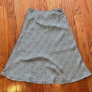 Leopard Print Midi Skirt